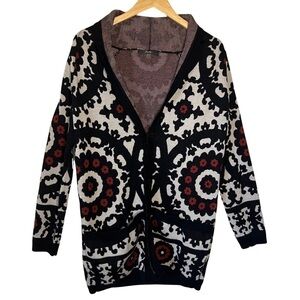 Avec Women’s Heavy Wool Cardigan Sweater Jacket Size Medium